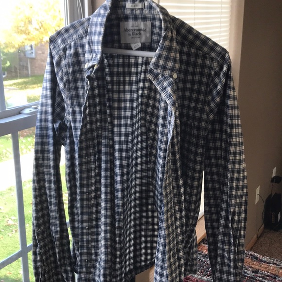 Long sleeve button up plaid A&F - Picture 2 of 2